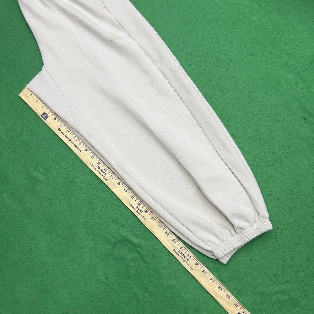 Adidas SOFT LUX Mens Size Medium Beige Jogger Pants KB5691